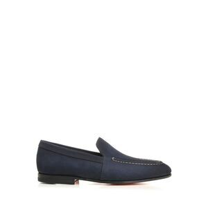 Santoni Men Malibu Suede Moccasin